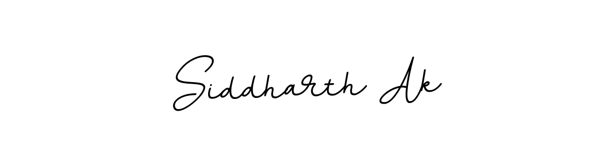 Siddharth Ak stylish signature style. Best Handwritten Sign (BallpointsItalic-DORy9) for my name. Handwritten Signature Collection Ideas for my name Siddharth Ak. Siddharth Ak signature style 11 images and pictures png