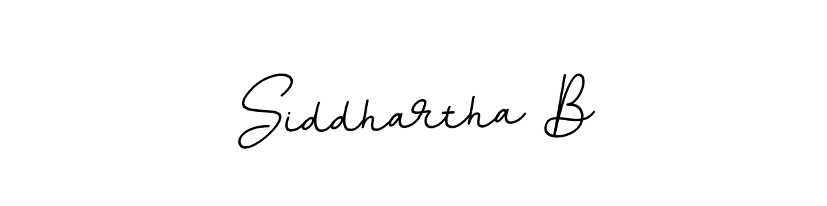 Design your own signature with our free online signature maker. With this signature software, you can create a handwritten (BallpointsItalic-DORy9) signature for name Siddhartha B. Siddhartha B signature style 11 images and pictures png