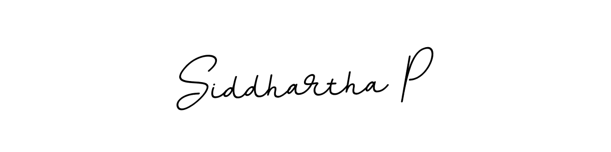 Make a beautiful signature design for name Siddhartha P. With this signature (BallpointsItalic-DORy9) style, you can create a handwritten signature for free. Siddhartha P signature style 11 images and pictures png