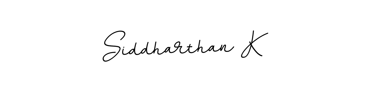 It looks lik you need a new signature style for name Siddharthan K. Design unique handwritten (BallpointsItalic-DORy9) signature with our free signature maker in just a few clicks. Siddharthan K signature style 11 images and pictures png