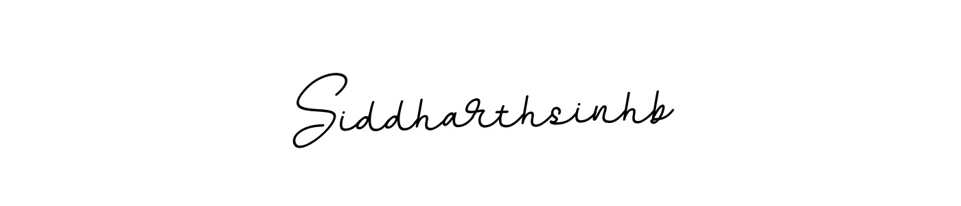 Make a beautiful signature design for name Siddharthsinhb. With this signature (BallpointsItalic-DORy9) style, you can create a handwritten signature for free. Siddharthsinhb signature style 11 images and pictures png
