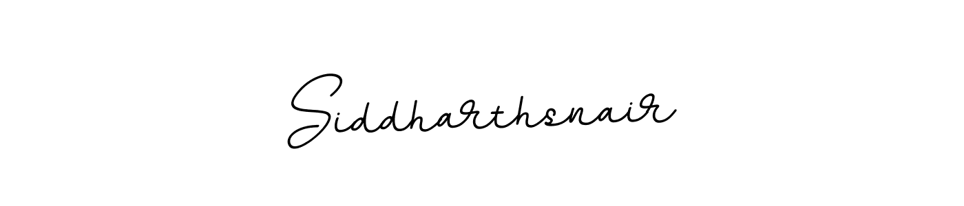 How to make Siddharthsnair name signature. Use BallpointsItalic-DORy9 style for creating short signs online. This is the latest handwritten sign. Siddharthsnair signature style 11 images and pictures png