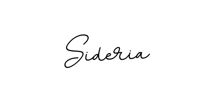 Sideria stylish signature style. Best Handwritten Sign (BallpointsItalic-DORy9) for my name. Handwritten Signature Collection Ideas for my name Sideria. Sideria signature style 11 images and pictures png