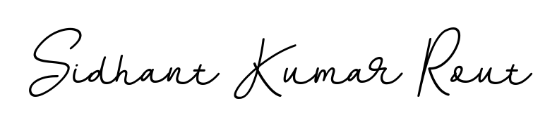 A sleek calligraphic signature for name Sidhant Kumar Rout utilizing BallpointsItalic-DORy9 styling. Great for adding personal signatures to photos and art. Sidhant Kumar Rout signature style 11 images and pictures png