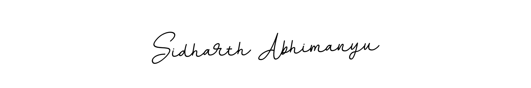 Create a beautiful signature design for name Sidharth Abhimanyu. With this signature (BallpointsItalic-DORy9) fonts, you can make a handwritten signature for free. Sidharth Abhimanyu signature style 11 images and pictures png