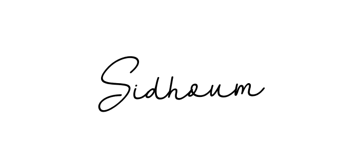 Also we have Sidhoum name is the best signature style. Create professional handwritten signature collection using BallpointsItalic-DORy9 autograph style. Sidhoum signature style 11 images and pictures png