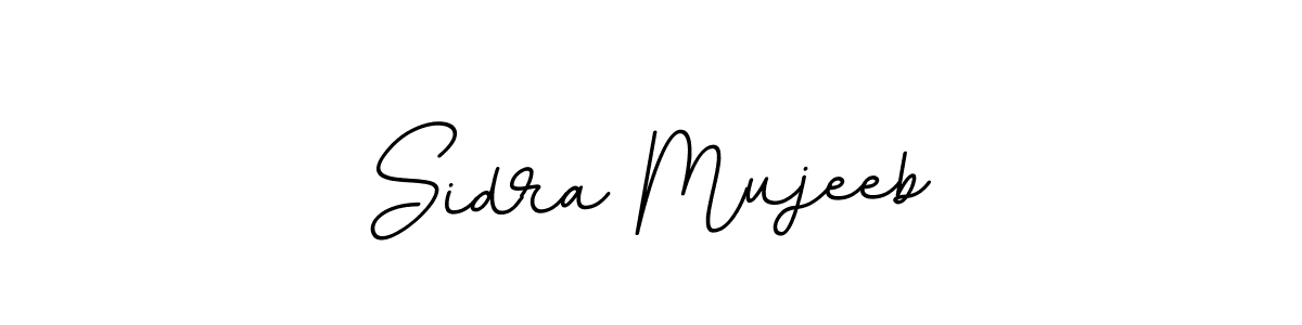 Design your own signature with our free online signature maker. With this signature software, you can create a handwritten (BallpointsItalic-DORy9) signature for name Sidra Mujeeb. Sidra Mujeeb signature style 11 images and pictures png