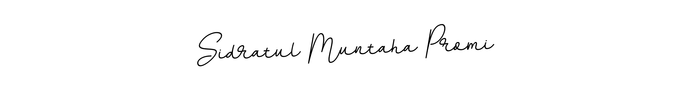Use a signature maker to create a handwritten signature online. With this signature software, you can design (BallpointsItalic-DORy9) your own signature for name Sidratul Muntaha Promi. Sidratul Muntaha Promi signature style 11 images and pictures png
