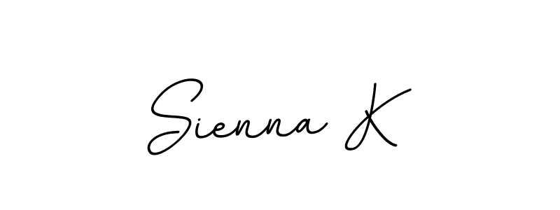 Create a beautiful signature design for name Sienna K. With this signature (BallpointsItalic-DORy9) fonts, you can make a handwritten signature for free. Sienna K signature style 11 images and pictures png