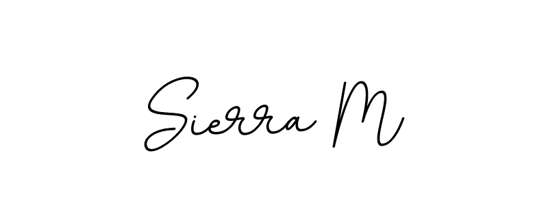 if you are searching for the best signature style for your name Sierra M. so please give up your signature search. here we have designed multiple signature styles  using BallpointsItalic-DORy9. Sierra M signature style 11 images and pictures png
