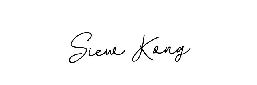 How to make Siew Kong name signature. Use BallpointsItalic-DORy9 style for creating short signs online. This is the latest handwritten sign. Siew Kong signature style 11 images and pictures png