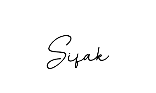 Make a beautiful signature design for name Sifak. With this signature (BallpointsItalic-DORy9) style, you can create a handwritten signature for free. Sifak signature style 11 images and pictures png