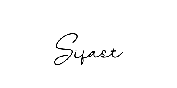 How to make Sifast name signature. Use BallpointsItalic-DORy9 style for creating short signs online. This is the latest handwritten sign. Sifast signature style 11 images and pictures png