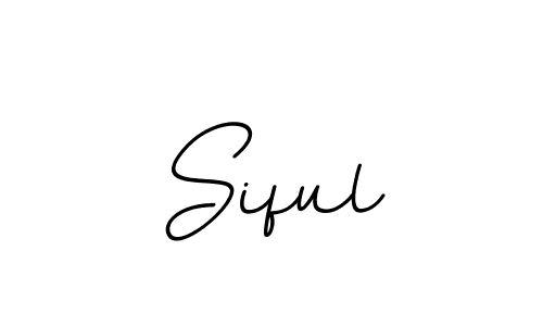 Use a signature maker to create a handwritten signature online. With this signature software, you can design (BallpointsItalic-DORy9) your own signature for name Siful. Siful signature style 11 images and pictures png