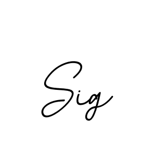 Make a beautiful signature design for name Sig. With this signature (BallpointsItalic-DORy9) style, you can create a handwritten signature for free. Sig signature style 11 images and pictures png