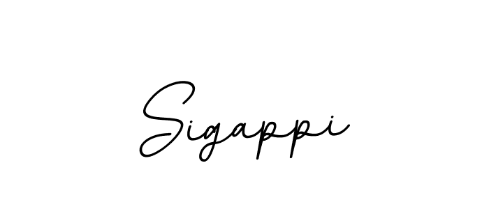 The best way (BallpointsItalic-DORy9) to make a short signature is to pick only two or three words in your name. The name Sigappi include a total of six letters. For converting this name. Sigappi signature style 11 images and pictures png