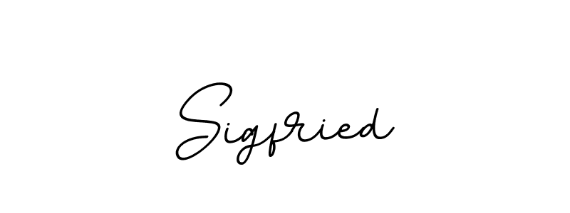 Make a beautiful signature design for name Sigfried. With this signature (BallpointsItalic-DORy9) style, you can create a handwritten signature for free. Sigfried signature style 11 images and pictures png