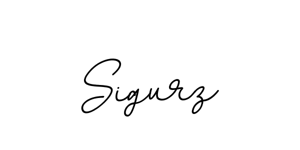 How to make Sigurz name signature. Use BallpointsItalic-DORy9 style for creating short signs online. This is the latest handwritten sign. Sigurz signature style 11 images and pictures png