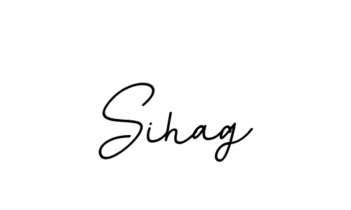 Make a beautiful signature design for name Sihag. With this signature (BallpointsItalic-DORy9) style, you can create a handwritten signature for free. Sihag signature style 11 images and pictures png