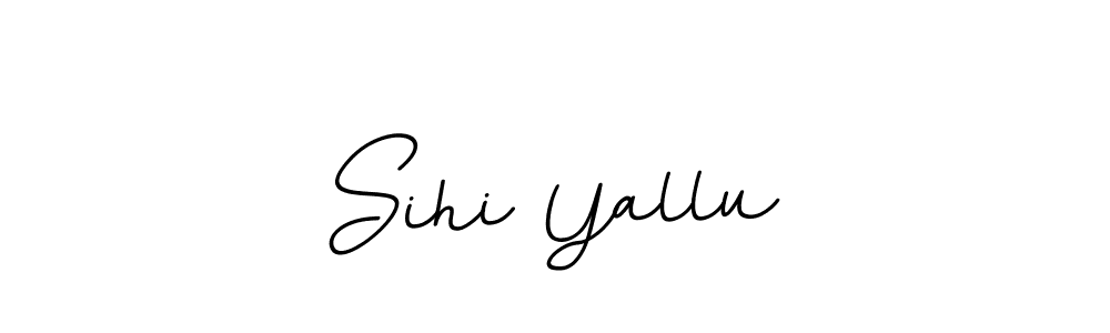 How to make Sihi Yallu name signature. Use BallpointsItalic-DORy9 style for creating short signs online. This is the latest handwritten sign. Sihi Yallu signature style 11 images and pictures png