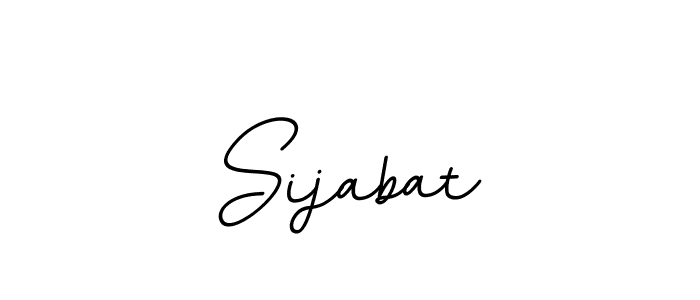 Create a beautiful signature design for name Sijabat. With this signature (BallpointsItalic-DORy9) fonts, you can make a handwritten signature for free. Sijabat signature style 11 images and pictures png