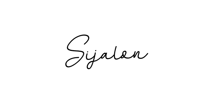 How to make Sijalon signature? BallpointsItalic-DORy9 is a professional autograph style. Create handwritten signature for Sijalon name. Sijalon signature style 11 images and pictures png