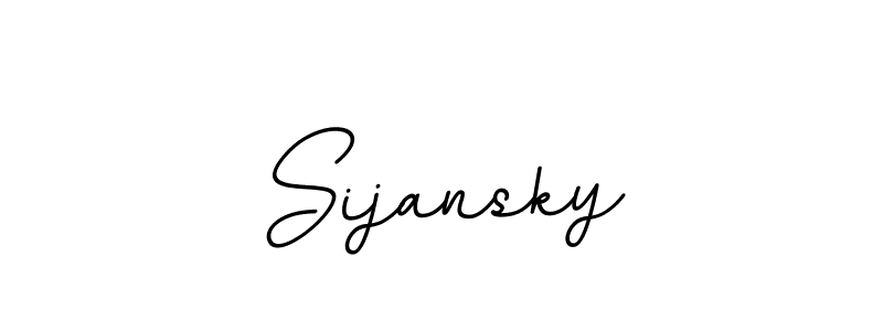 How to make Sijansky signature? BallpointsItalic-DORy9 is a professional autograph style. Create handwritten signature for Sijansky name. Sijansky signature style 11 images and pictures png