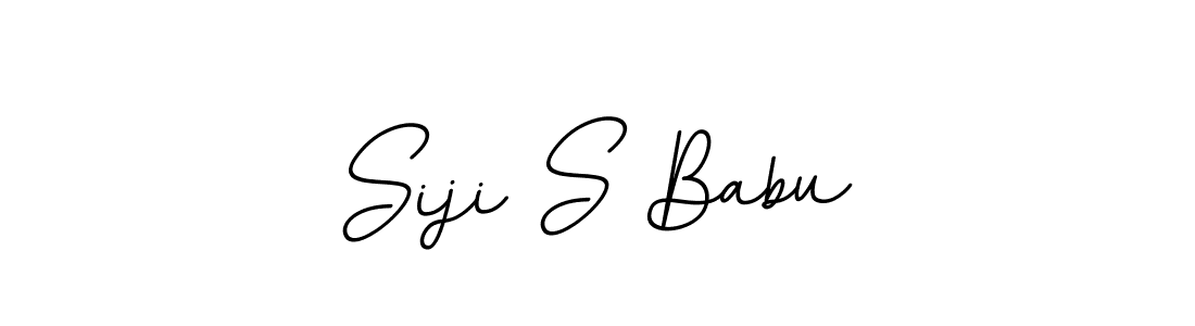 Siji S Babu stylish signature style. Best Handwritten Sign (BallpointsItalic-DORy9) for my name. Handwritten Signature Collection Ideas for my name Siji S Babu. Siji S Babu signature style 11 images and pictures png