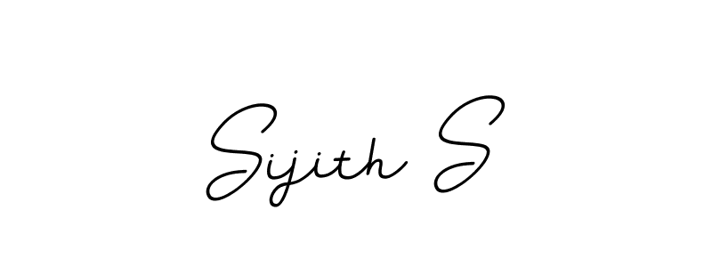 This is the best signature style for the Sijith S name. Also you like these signature font (BallpointsItalic-DORy9). Mix name signature. Sijith S signature style 11 images and pictures png