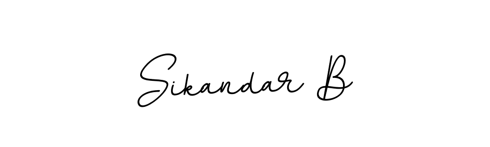 How to Draw Sikandar B signature style? BallpointsItalic-DORy9 is a latest design signature styles for name Sikandar B. Sikandar B signature style 11 images and pictures png