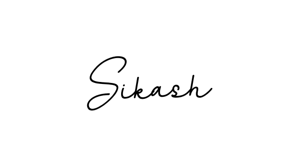Make a beautiful signature design for name Sikash. With this signature (BallpointsItalic-DORy9) style, you can create a handwritten signature for free. Sikash signature style 11 images and pictures png