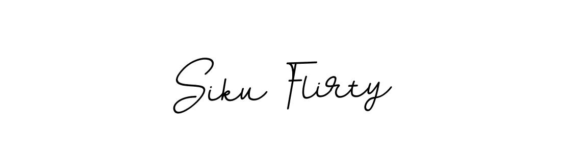 Create a beautiful signature design for name Siku Flirty. With this signature (BallpointsItalic-DORy9) fonts, you can make a handwritten signature for free. Siku Flirty signature style 11 images and pictures png