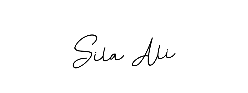 You should practise on your own different ways (BallpointsItalic-DORy9) to write your name (Sila Ali) in signature. don't let someone else do it for you. Sila Ali signature style 11 images and pictures png