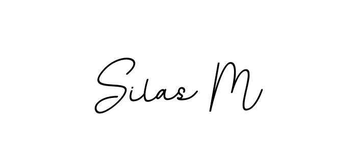 It looks lik you need a new signature style for name Silas M. Design unique handwritten (BallpointsItalic-DORy9) signature with our free signature maker in just a few clicks. Silas M signature style 11 images and pictures png