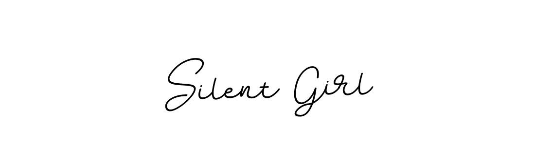 Design your own signature with our free online signature maker. With this signature software, you can create a handwritten (BallpointsItalic-DORy9) signature for name Silent Girl. Silent Girl signature style 11 images and pictures png