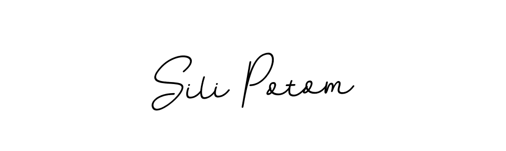 Also You can easily find your signature by using the search form. We will create Sili Potom name handwritten signature images for you free of cost using BallpointsItalic-DORy9 sign style. Sili Potom signature style 11 images and pictures png