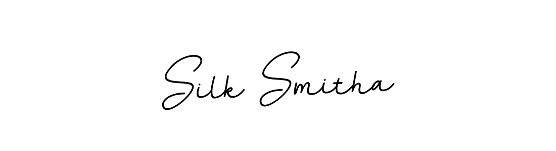 Design your own signature with our free online signature maker. With this signature software, you can create a handwritten (BallpointsItalic-DORy9) signature for name Silk Smitha. Silk Smitha signature style 11 images and pictures png