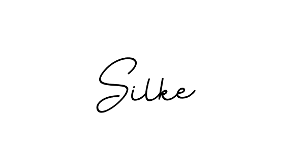 This is the best signature style for the Silke  name. Also you like these signature font (BallpointsItalic-DORy9). Mix name signature. Silke  signature style 11 images and pictures png