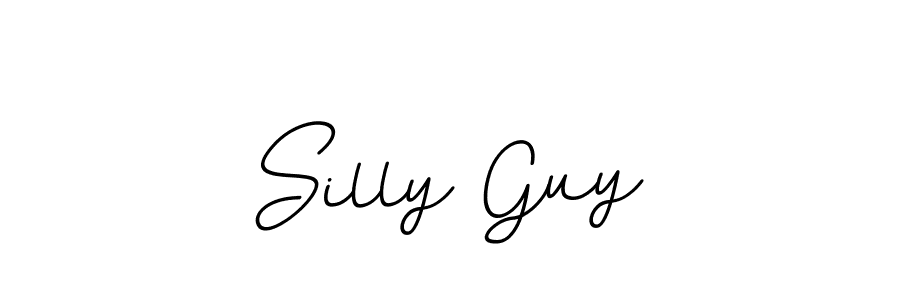 Make a beautiful signature design for name Silly Guy. With this signature (BallpointsItalic-DORy9) style, you can create a handwritten signature for free. Silly Guy signature style 11 images and pictures png