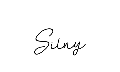 How to make Silny signature? BallpointsItalic-DORy9 is a professional autograph style. Create handwritten signature for Silny name. Silny signature style 11 images and pictures png