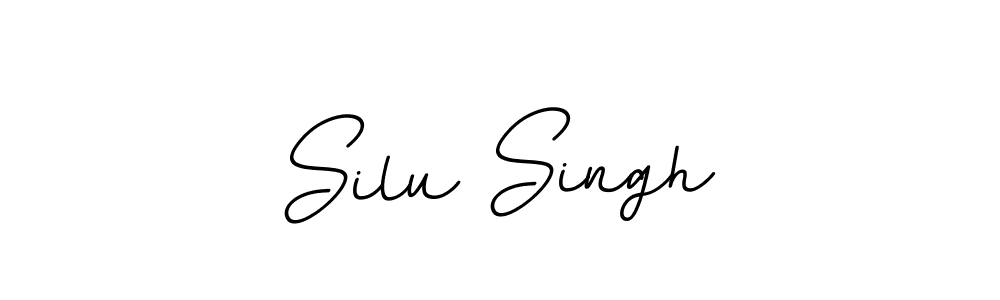 This is the best signature style for the Silu Singh name. Also you like these signature font (BallpointsItalic-DORy9). Mix name signature. Silu Singh signature style 11 images and pictures png