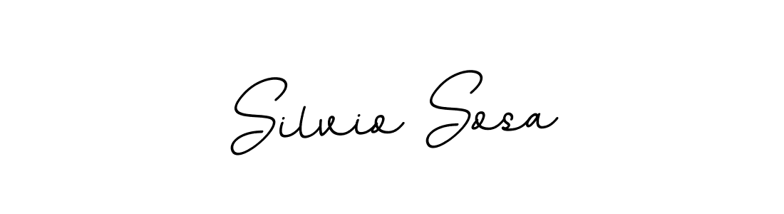 Make a beautiful signature design for name Silvio Sosa. With this signature (BallpointsItalic-DORy9) style, you can create a handwritten signature for free. Silvio Sosa signature style 11 images and pictures png