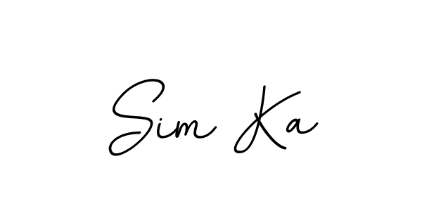 Similarly BallpointsItalic-DORy9 is the best handwritten signature design. Signature creator online .You can use it as an online autograph creator for name Sim Ka. Sim Ka signature style 11 images and pictures png