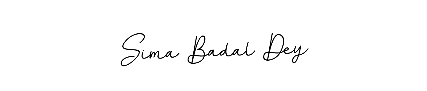 Create a beautiful signature design for name Sima Badal Dey. With this signature (BallpointsItalic-DORy9) fonts, you can make a handwritten signature for free. Sima Badal Dey signature style 11 images and pictures png
