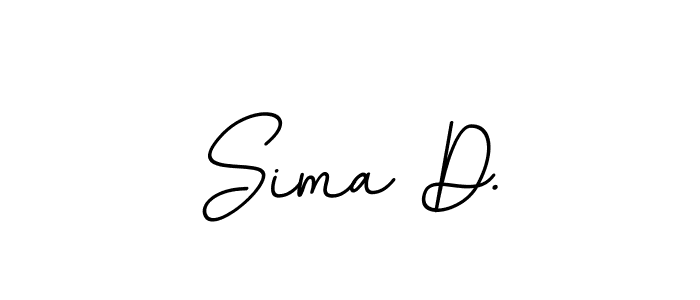 Use a signature maker to create a handwritten signature online. With this signature software, you can design (BallpointsItalic-DORy9) your own signature for name Sima D.. Sima D. signature style 11 images and pictures png