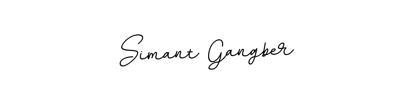 The best way (BallpointsItalic-DORy9) to make a short signature is to pick only two or three words in your name. The name Simant Gangber include a total of six letters. For converting this name. Simant Gangber signature style 11 images and pictures png