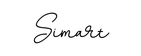 Design your own signature with our free online signature maker. With this signature software, you can create a handwritten (BallpointsItalic-DORy9) signature for name Simart. Simart signature style 11 images and pictures png