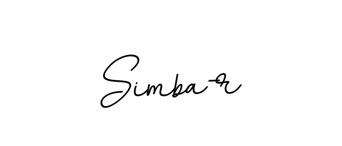 Create a beautiful signature design for name Simba-r. With this signature (BallpointsItalic-DORy9) fonts, you can make a handwritten signature for free. Simba-r signature style 11 images and pictures png