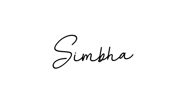 It looks lik you need a new signature style for name Simbha. Design unique handwritten (BallpointsItalic-DORy9) signature with our free signature maker in just a few clicks. Simbha signature style 11 images and pictures png