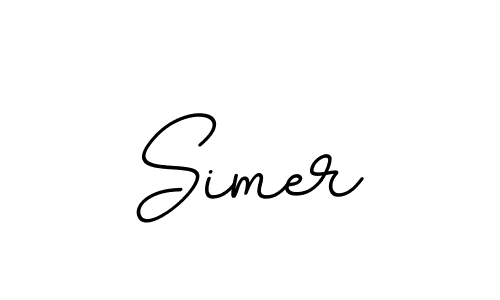 Use a signature maker to create a handwritten signature online. With this signature software, you can design (BallpointsItalic-DORy9) your own signature for name Simer. Simer signature style 11 images and pictures png